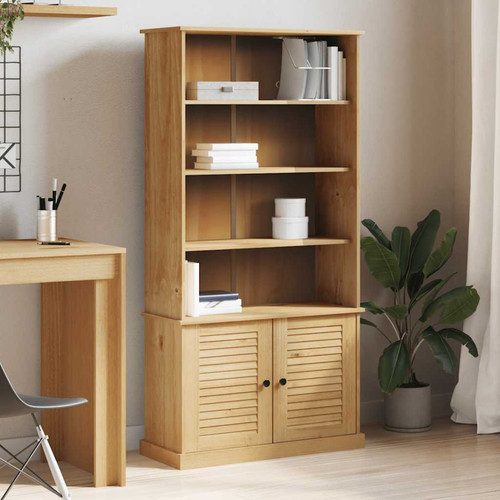 Bookcase 85x35x170 solid - bookcase, cm,