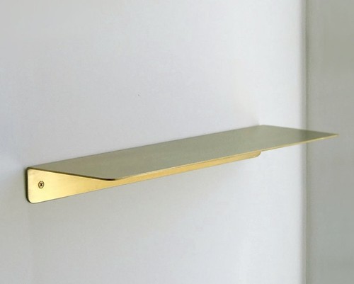 Mid century modern brass - modern, wall