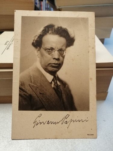 Cartolina giovanni papini non - giovanni,