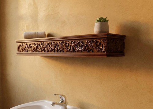 Mid century rustic floating - rustic,