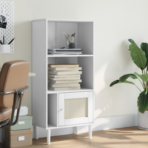 Bookcase white 60x35x130 - bookcase,