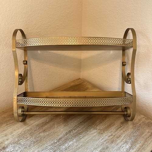 Vintage gold tone mcm tier - gold,