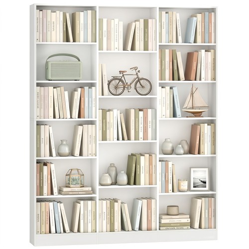 Homcom libreria con ripiani - homcom,