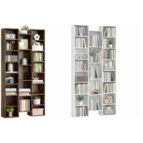 Homcom libreria legno alta - homcom,